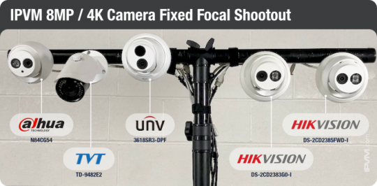 مقایسه دوربین های ۴K با لنز فیکس داهوا با سایر برندها